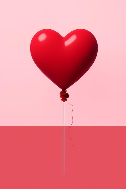 Poster di minimalismo per san valentino