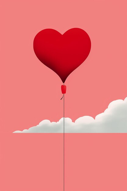 Photo valentine's dayminimalism poster