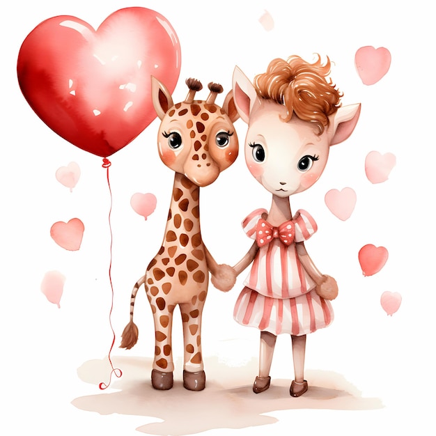 Foto coppia di zebre di san valentino