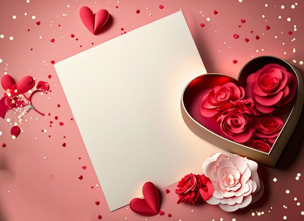 valentine39s day background with copy space