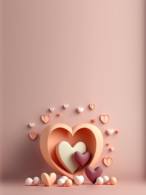 Valentines 3D Background