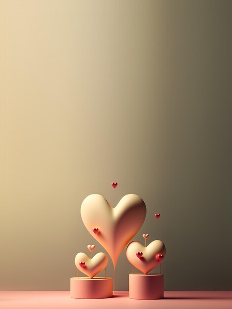 Valentines 3D Background