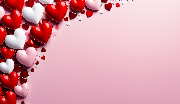 バレンタインの背景 赤い心 素敵な背景 恋愛のバレンタイン ロマンチックな抽象的な壁紙