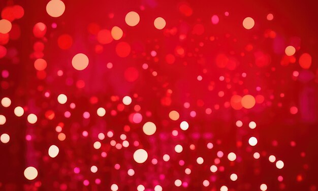 valentines background with hearts bokeh