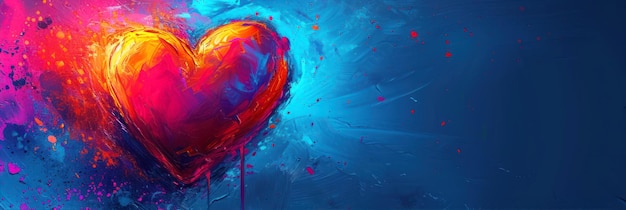 Valentines day abstract background with heart