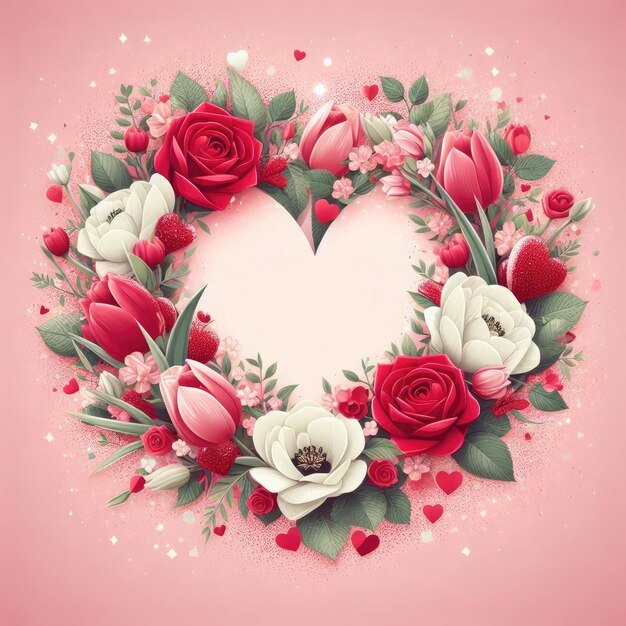 Photo valentines day background design