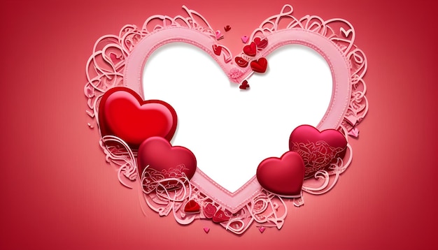 Valentines day background heart love