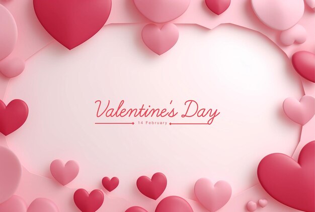 День святого Валентина фон сердца любви День святой Валентина подиум