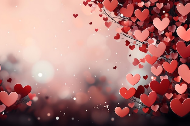 valentines day background social media background for vday full of romance cards with love red