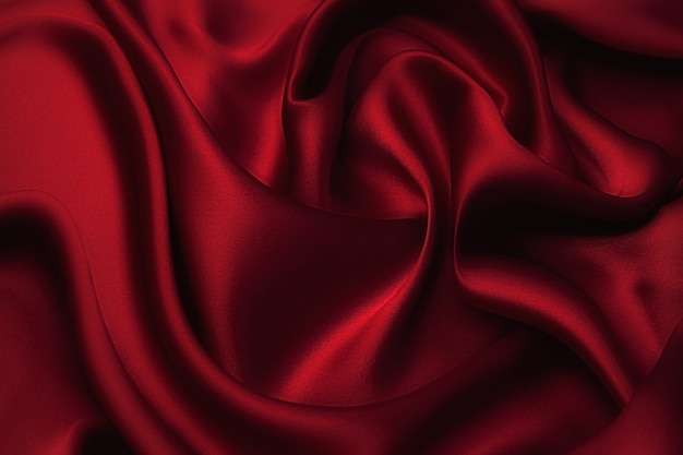 Valentines Day Background, Valentine Heart Red Silk Fabric, Wedding Love