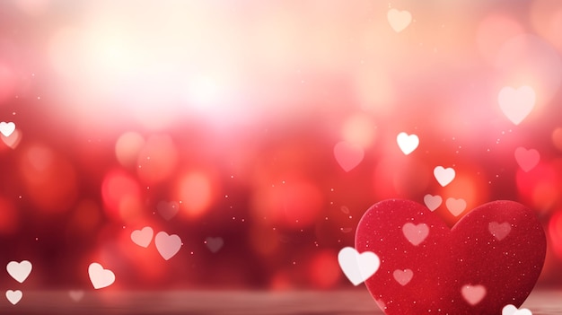 Valentines day background with heart