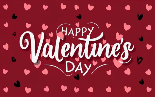 Photo valentines day background with product display and heart shaped balloons