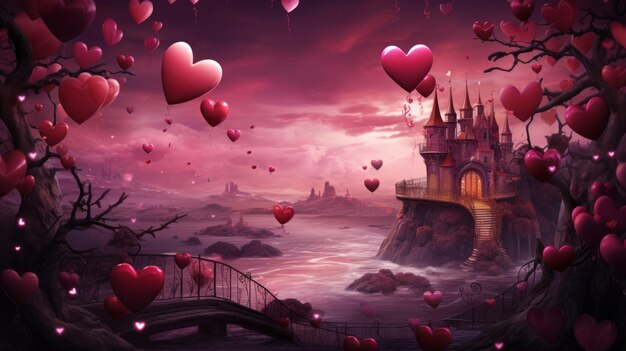 Photo valentines day background