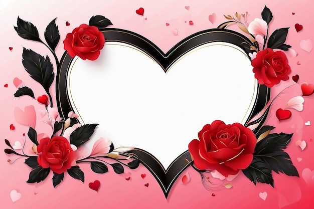 valentines day border and frame design