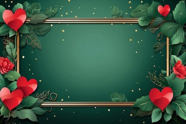 valentines day border and frame design