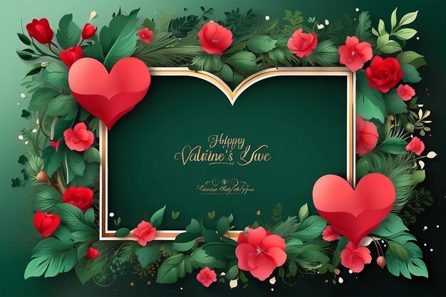 valentines day border and frame design