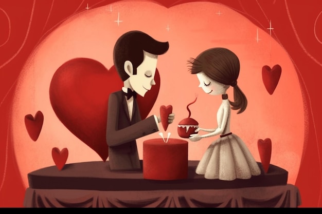 Valentines day cartoons