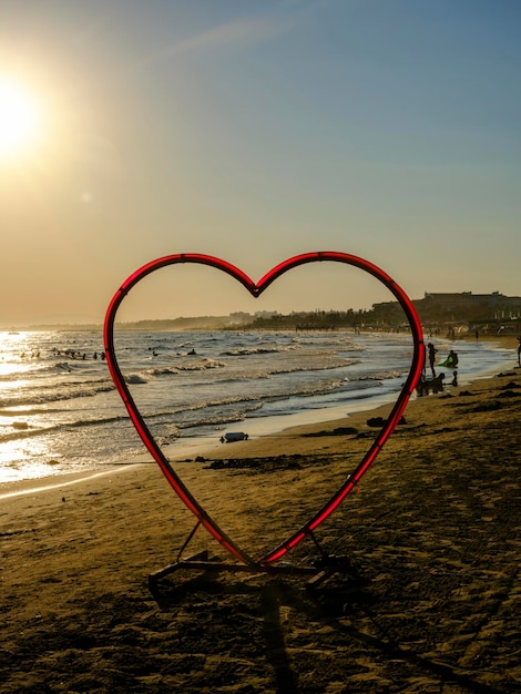 Festa di san valentino in spiaggia