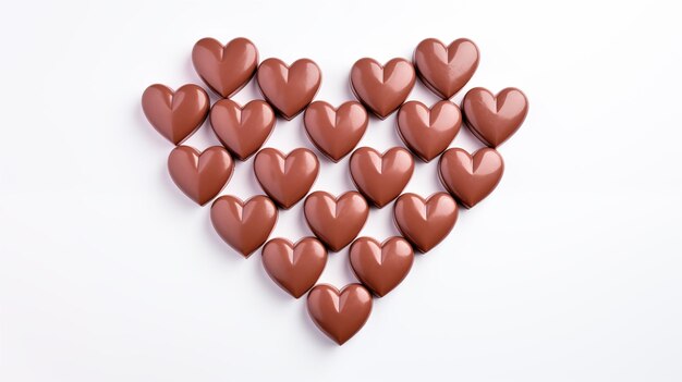 Foto cuore di cioccolato di san valentino