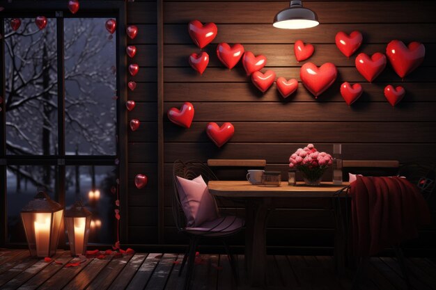 Photo valentines day decoration is an important time that you can remember for many tim