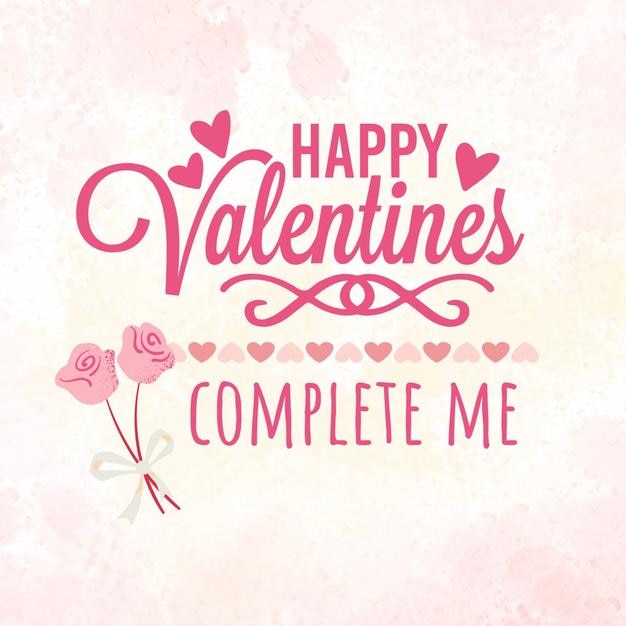 Valentines day February 14 Vector illustrations of love couple heart valentine cute flowers