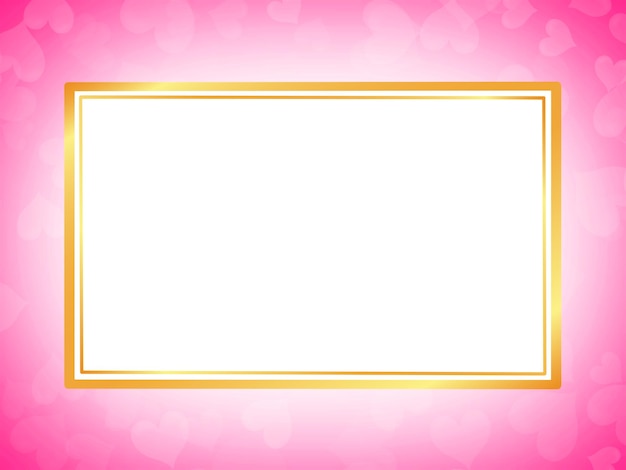 Valentines Day Frame Background