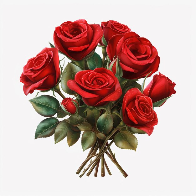 Valentines Day gift romantic Red Rose Bouquets for Celebrations