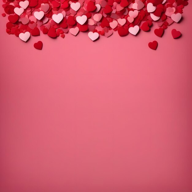 Valentines day heart background design