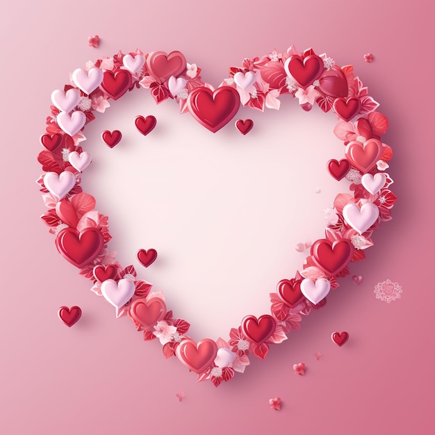 card pink wedding love background flower day valentine heart wallpaper  rose. Generative AI. 25717772 Stock Photo at Vecteezy