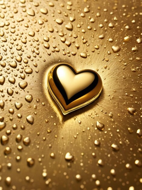 Foto il giorno di valentine amore cuori d'oro