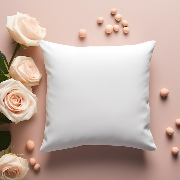 Valentines Day Mockup Pillow Cute Romantic Chair Photo MockUp Pillow Mockup Throw Pillow