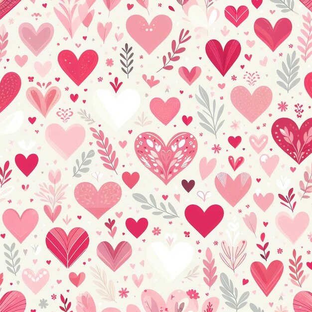 valentines day pattern background