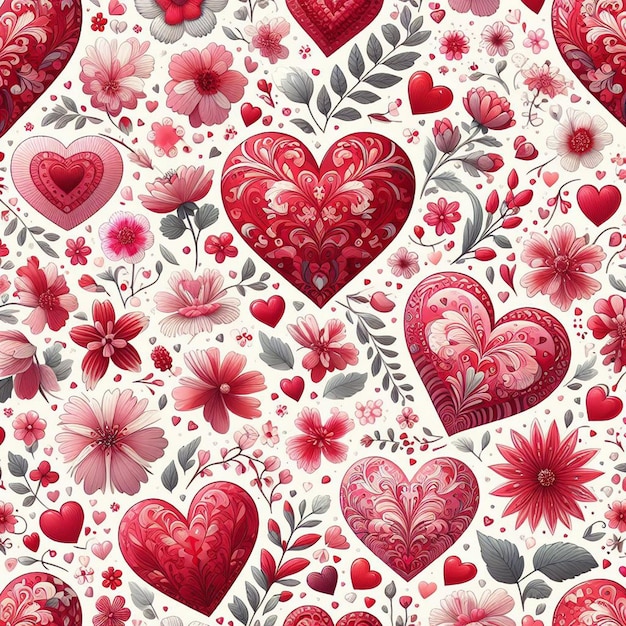 valentines day pattern background