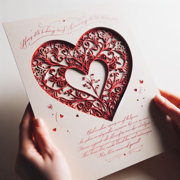Фото Векторная иллюстрация 3d красно-белых и розовых сердец с местом для текста