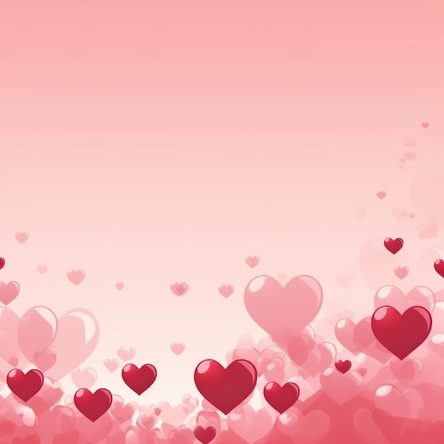 Valentines day red lights background