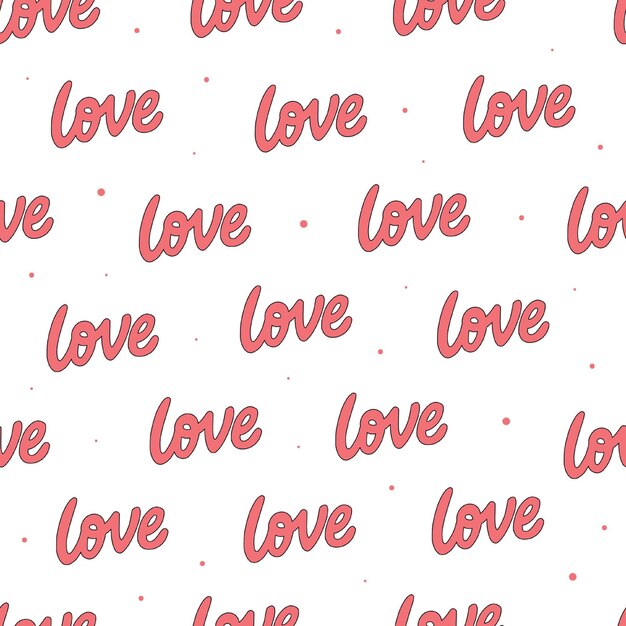 Valentines day seamless pattern