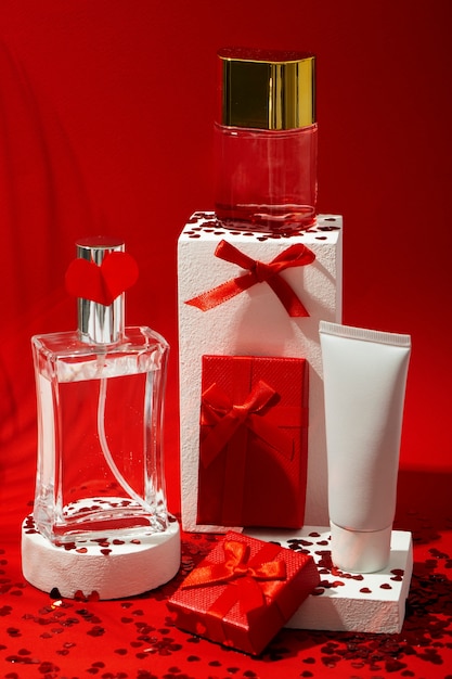 Valentines day still life design