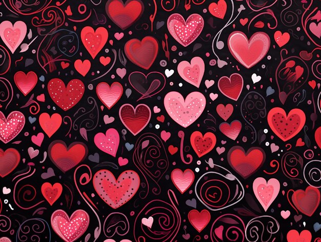 Valentines day theme pattern photo