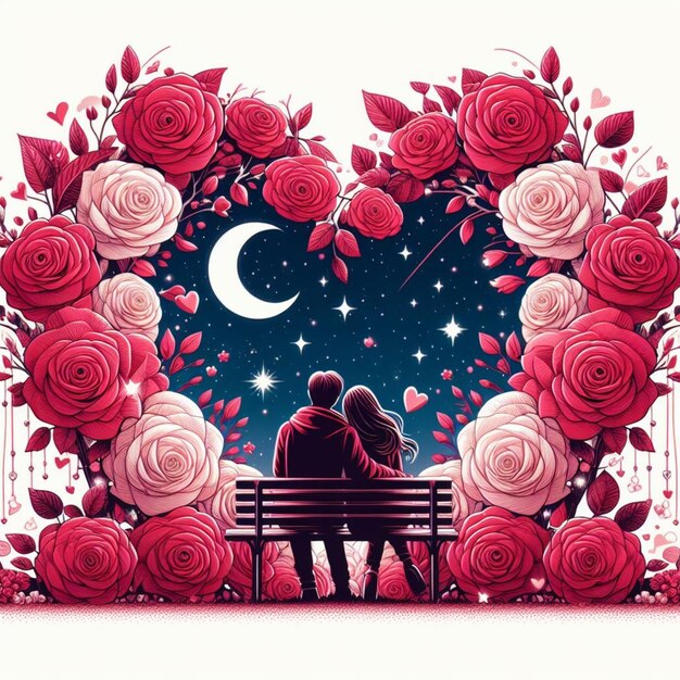 Photo valentines day vector illustration