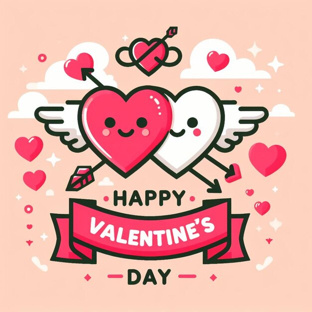 Photo valentines day vector illustration