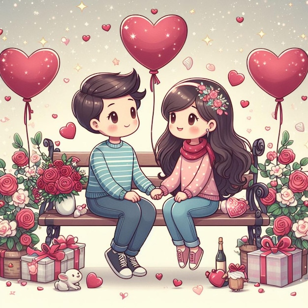 Valentines day vector illustration