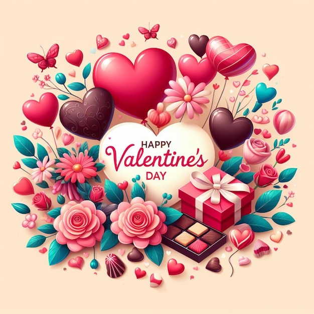 Valentines day vector illustration