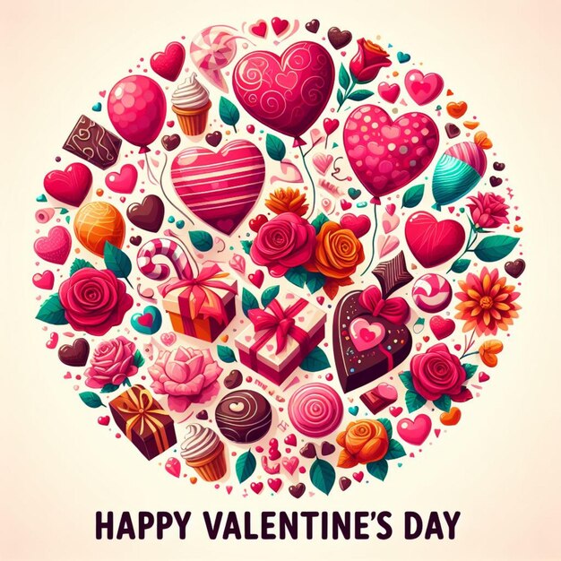 Valentines day vector illustration