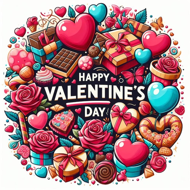 Photo valentines day vector illustration