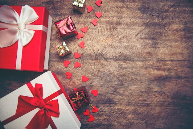 Valentines gift box, love concept for Valentine's day