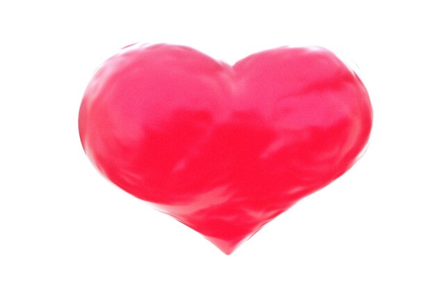 Фото Сердце валентина 3d иллюстрация