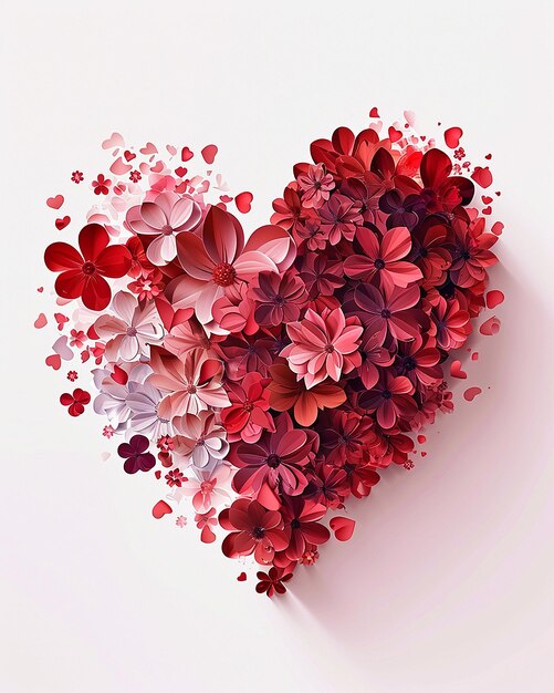 Photo valentines heart background