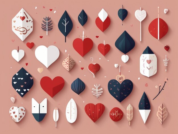 Valentines seamless pattern