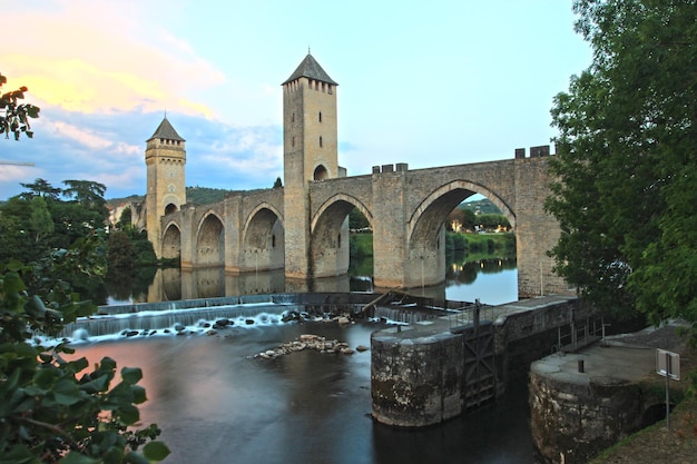 Valentré Bridge in the French city of Cahors.