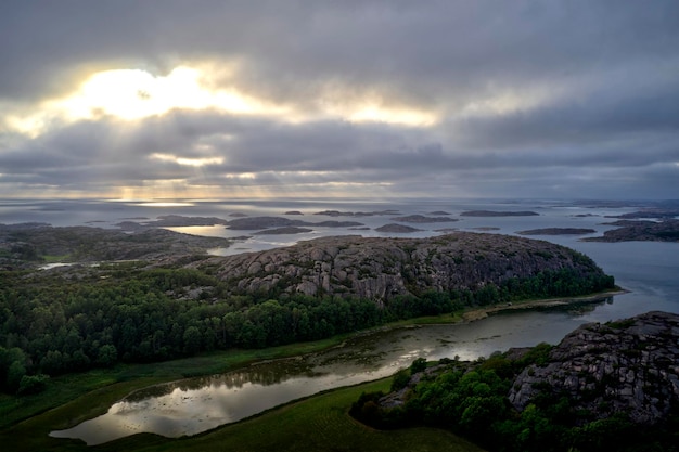 Hunnebostrand 스웨덴의 Valfjall